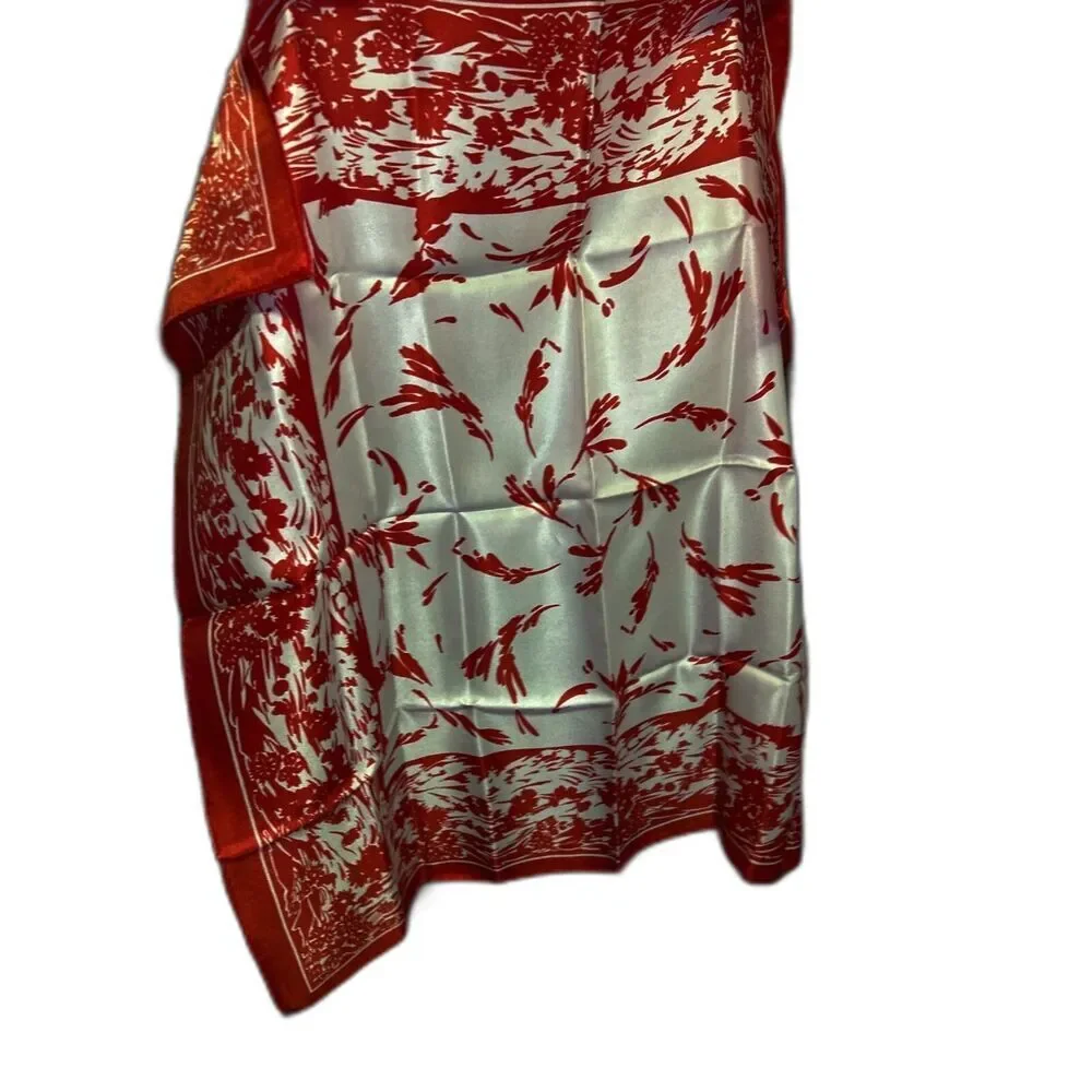Giancarlo Paoli Vintage Floral Acetate Scarf